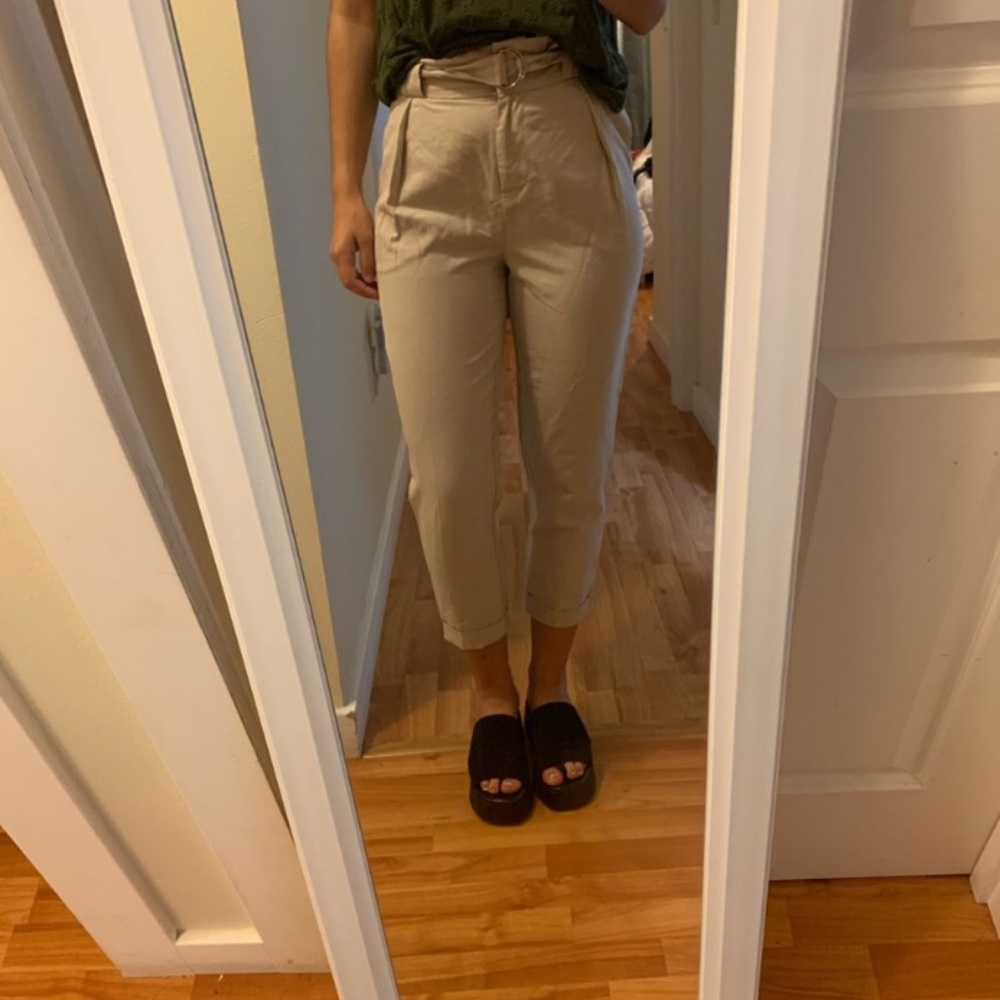 TOPSHOP BEIGE PANTS